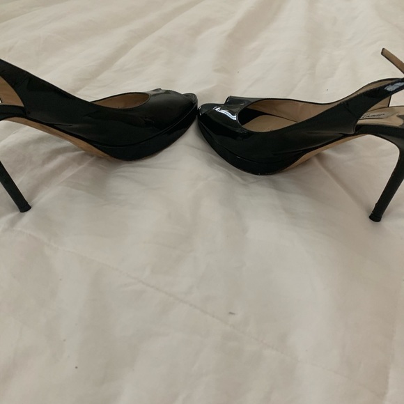 Jimmy Choo Nova patent leather black sling back - Picture 9 of 11